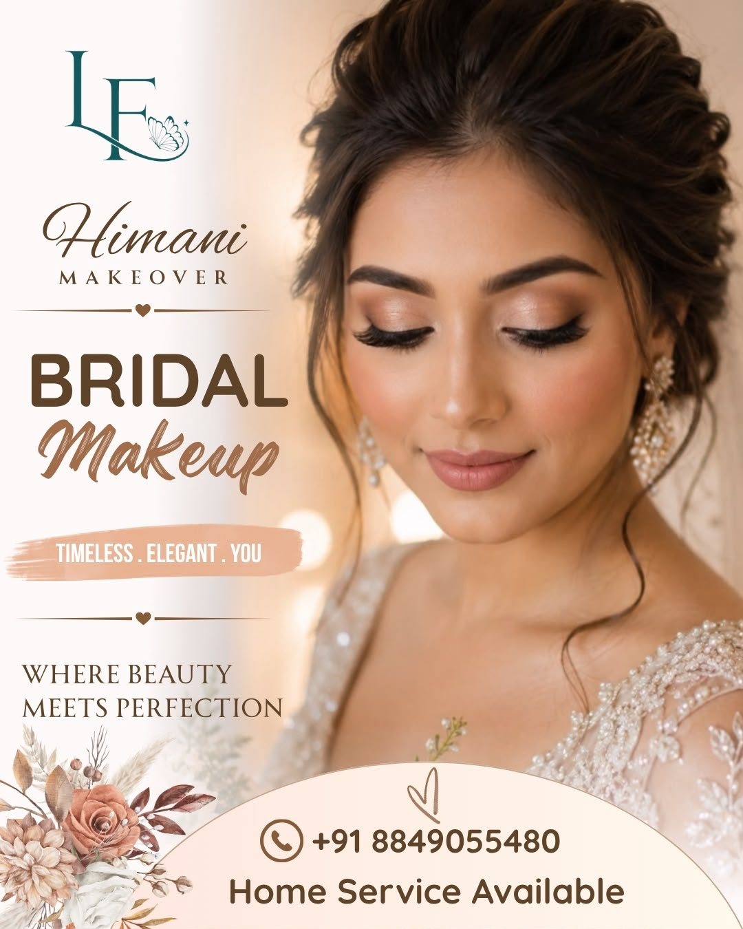 Bridal makeup by Himani Makeover