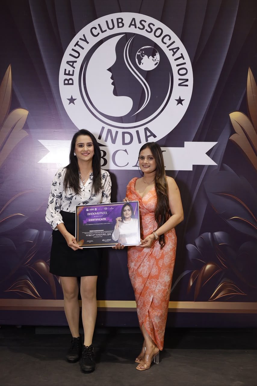 Makeup Masterclass — Bhoomi Patel certificate