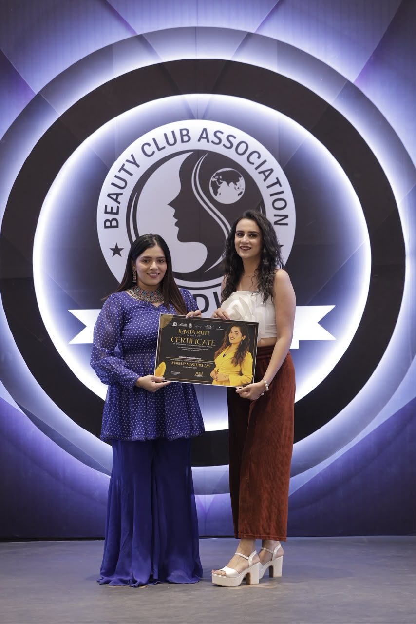 Makeup Masterclass — Kavita Patel certificate