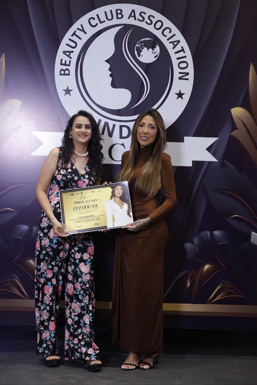 Makeup Masterclass — Priscila Lessa certificate