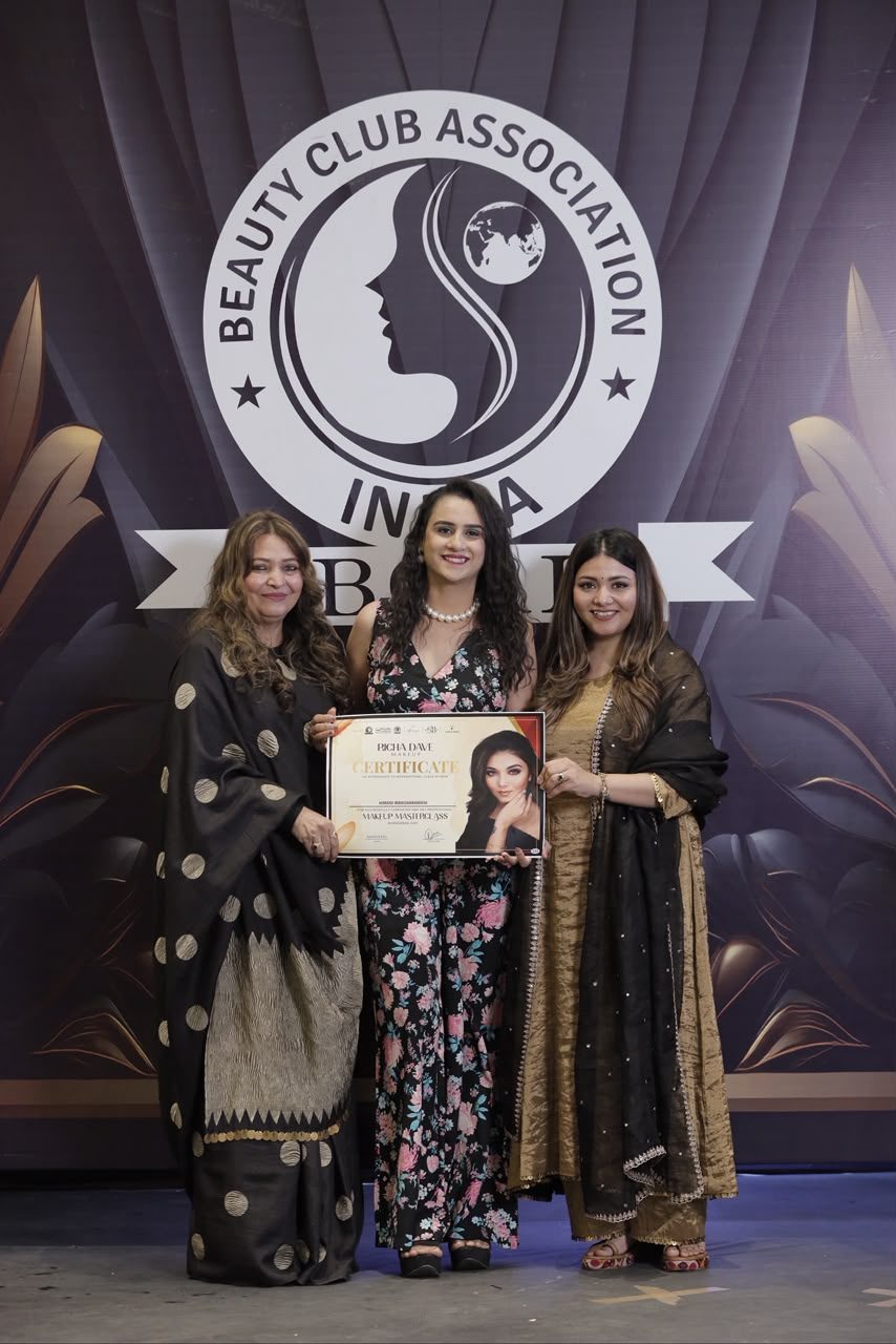 Makeup Masterclass — Richa Dave certificate